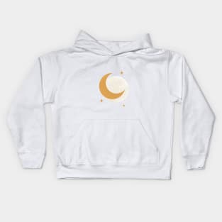 Moon Sparkle - Celestial Art Kids Hoodie